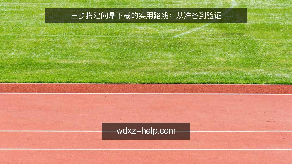 三步搭建问鼎下载的实用路线:从准备到验证
