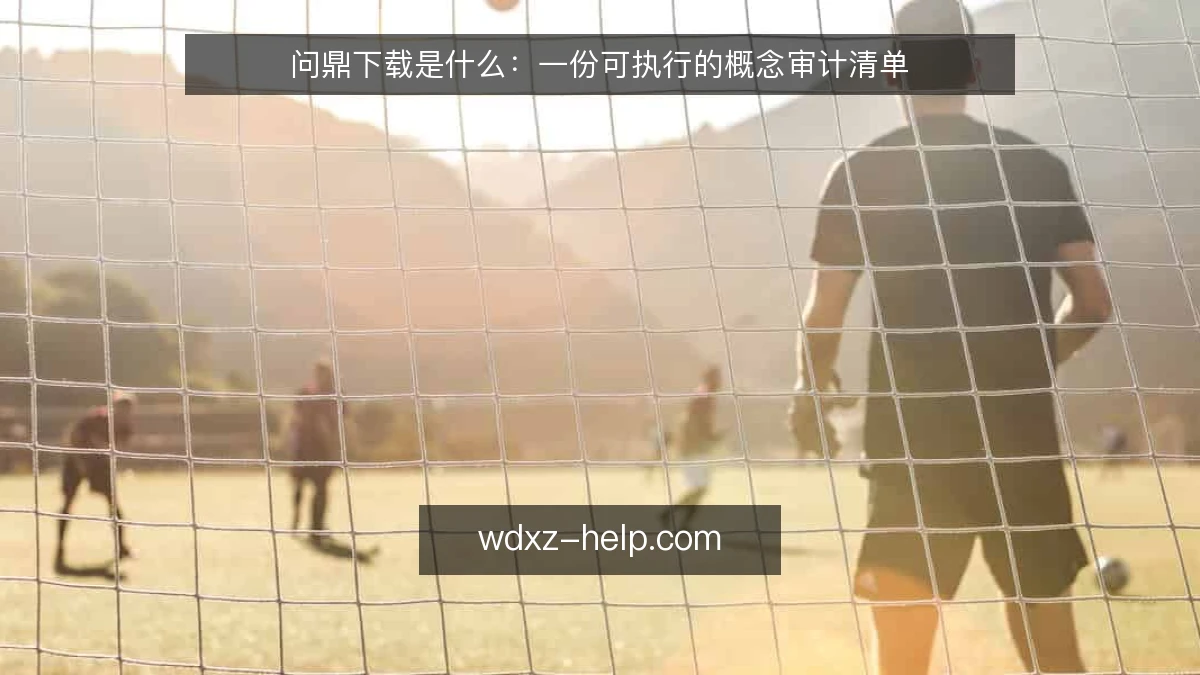 问鼎下载是什么:一份可执行的概念审计清单